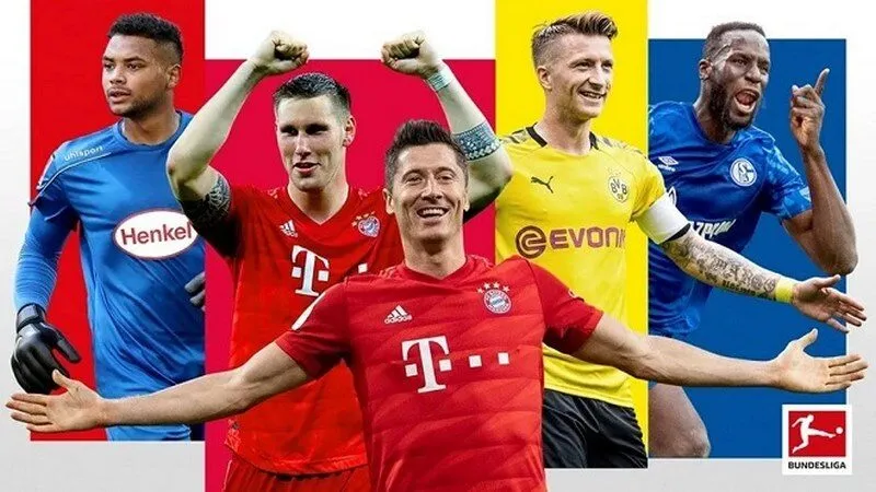 Chọn trang web thể thao & chọn mục Bundesliga
